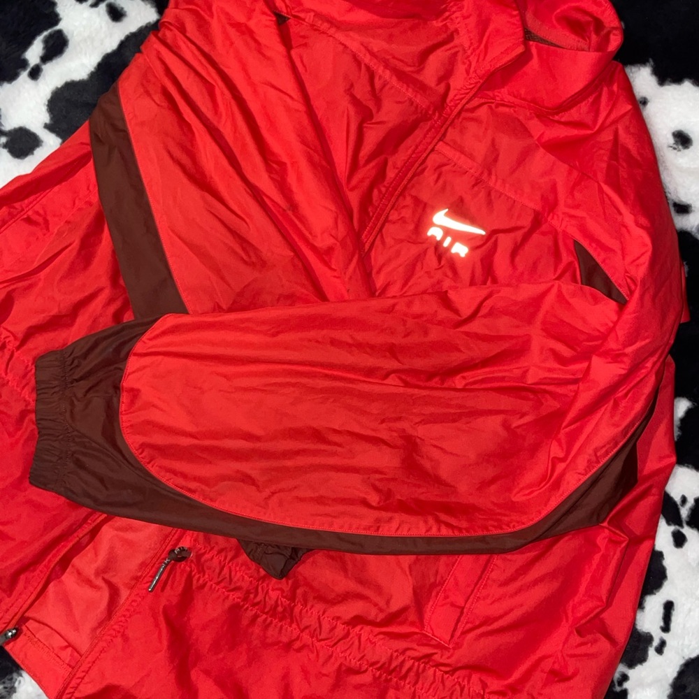 Nike Red and Brown Women's Jacket